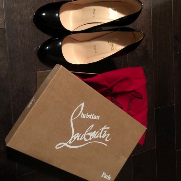 Christian Louboutin Ron Ron Pump Black Patent Calf - Picture 2 of 5